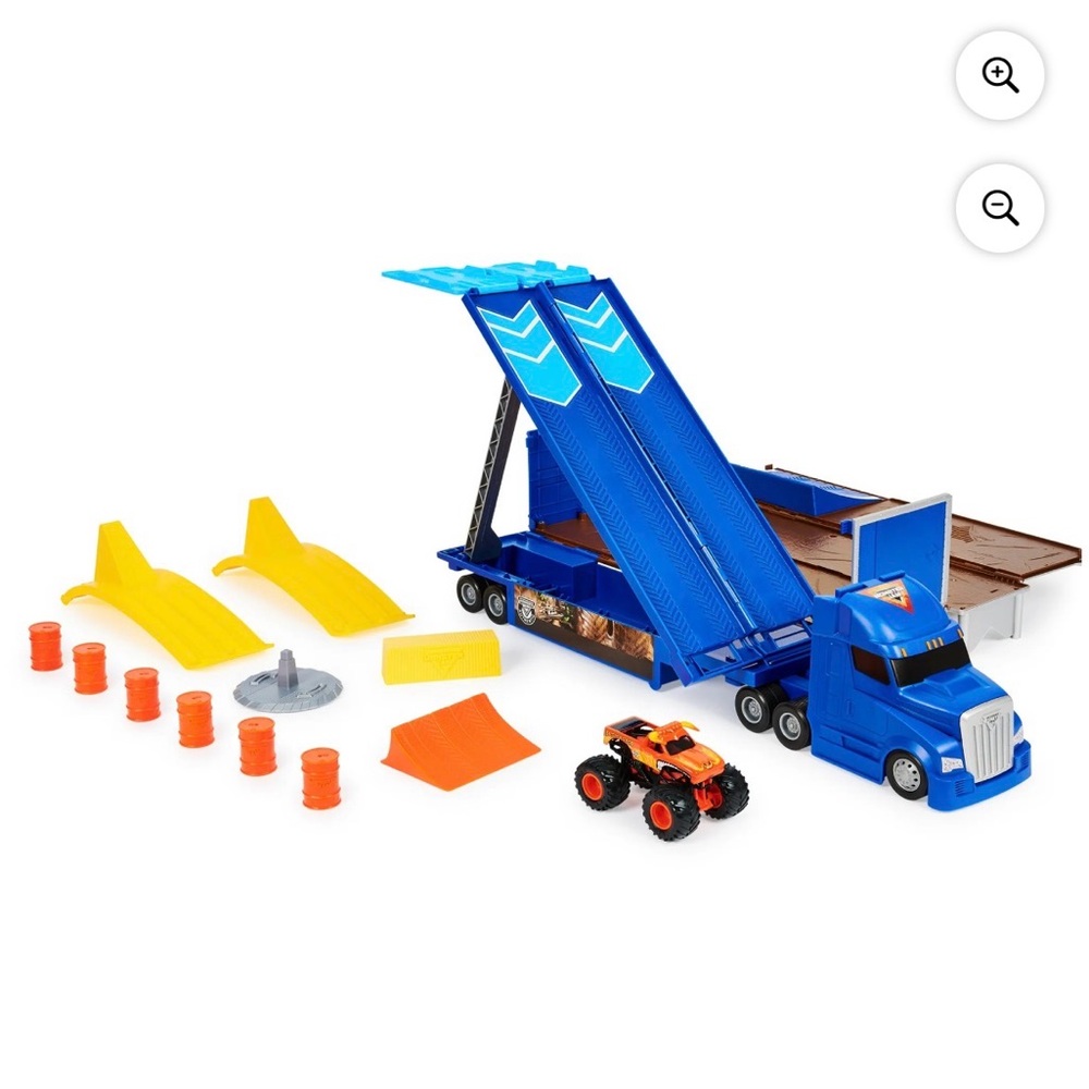 Monster Jam 2-in-1 Transforming Hauler Playset
